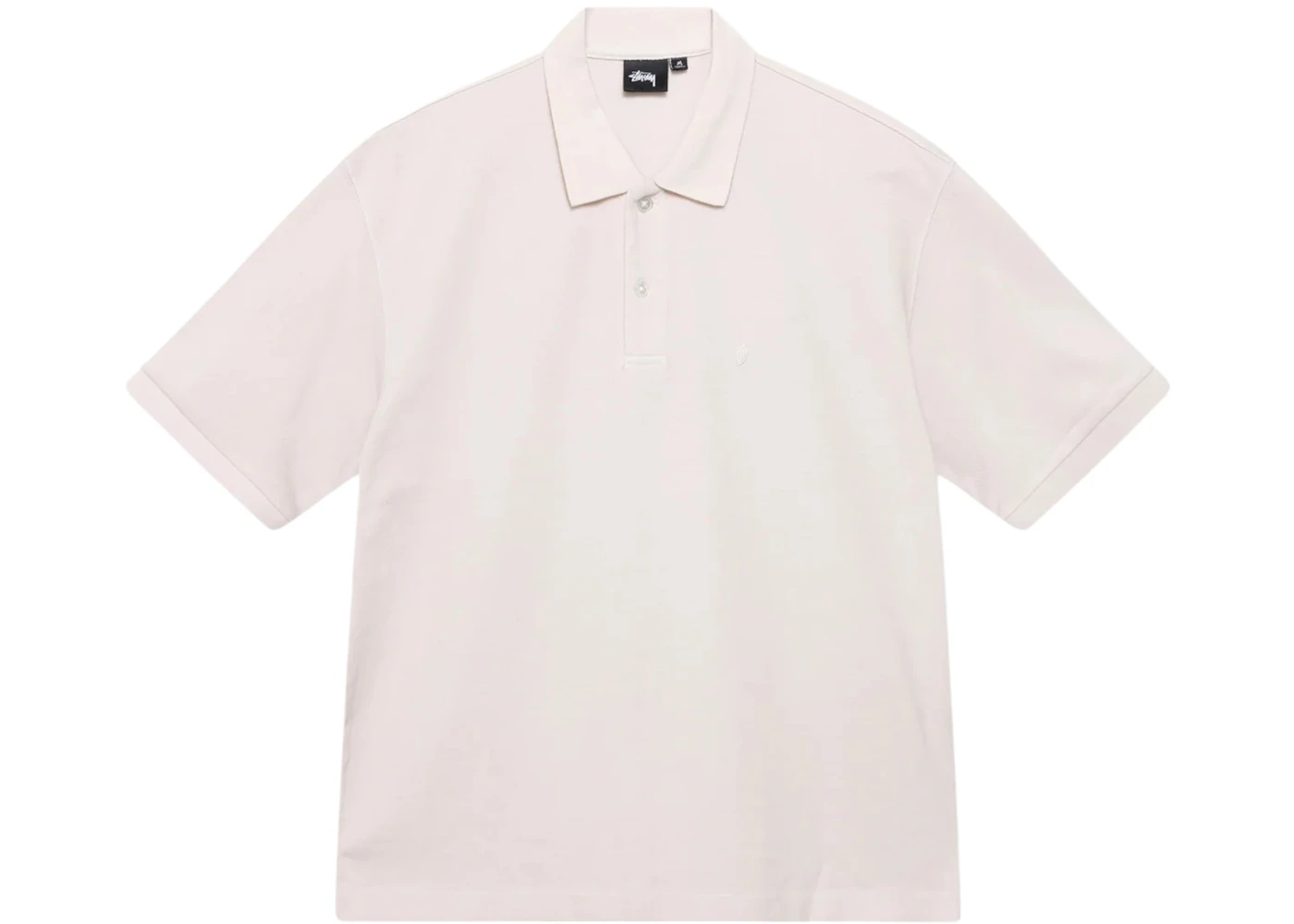 Stussy Classic Pique Polo Off White