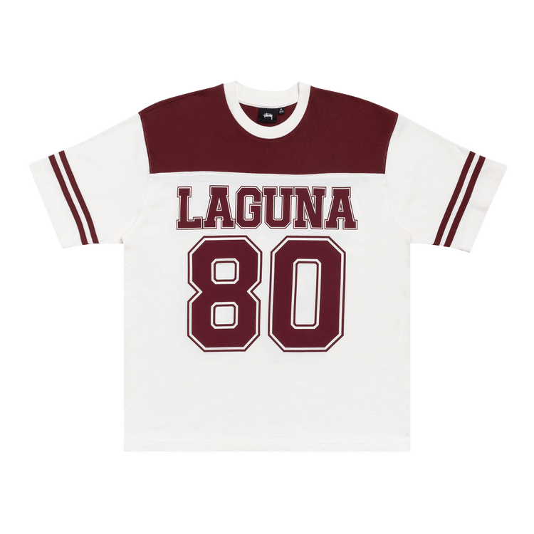 Stussy Laguna T-Shirt 'Maroon'