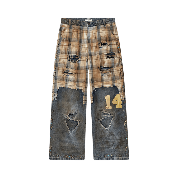 Vale Forever Armor Pants 'Midwash/Tan/Blue/Plaid'