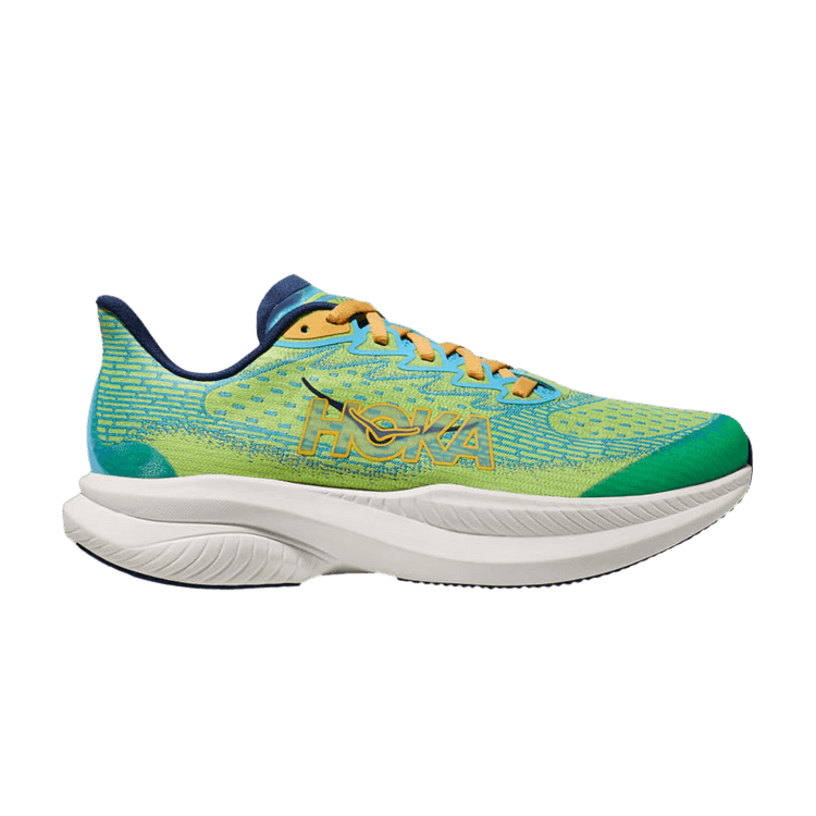 HOKA Mach 6 Kids 'Lettuce Bellwether Blue'