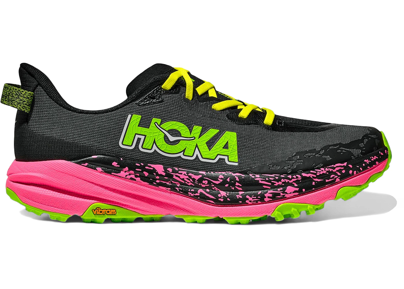 Hoka One One Speedgoat 6 Black Neon Rose