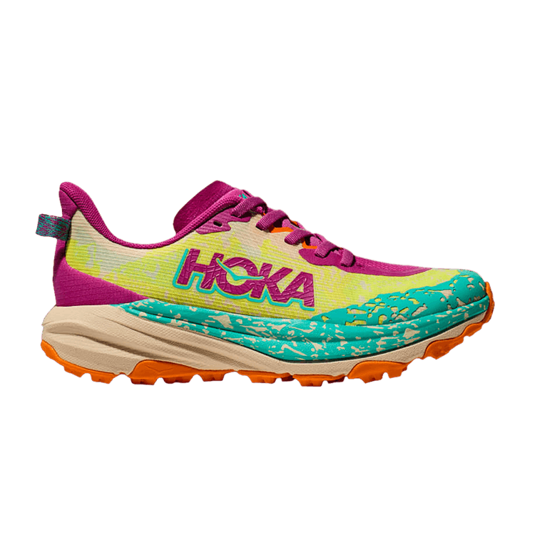 HOKA Speedgoat 6 Kids 'Fuchsia Electric Aqua'