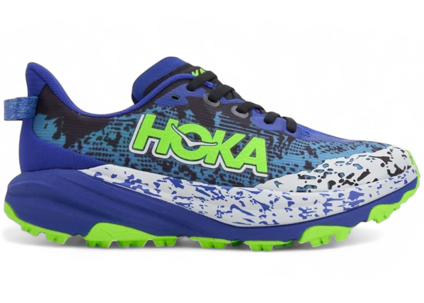 Hoka One One Speedgoat 6 Night Sky Neon Lime (GS)