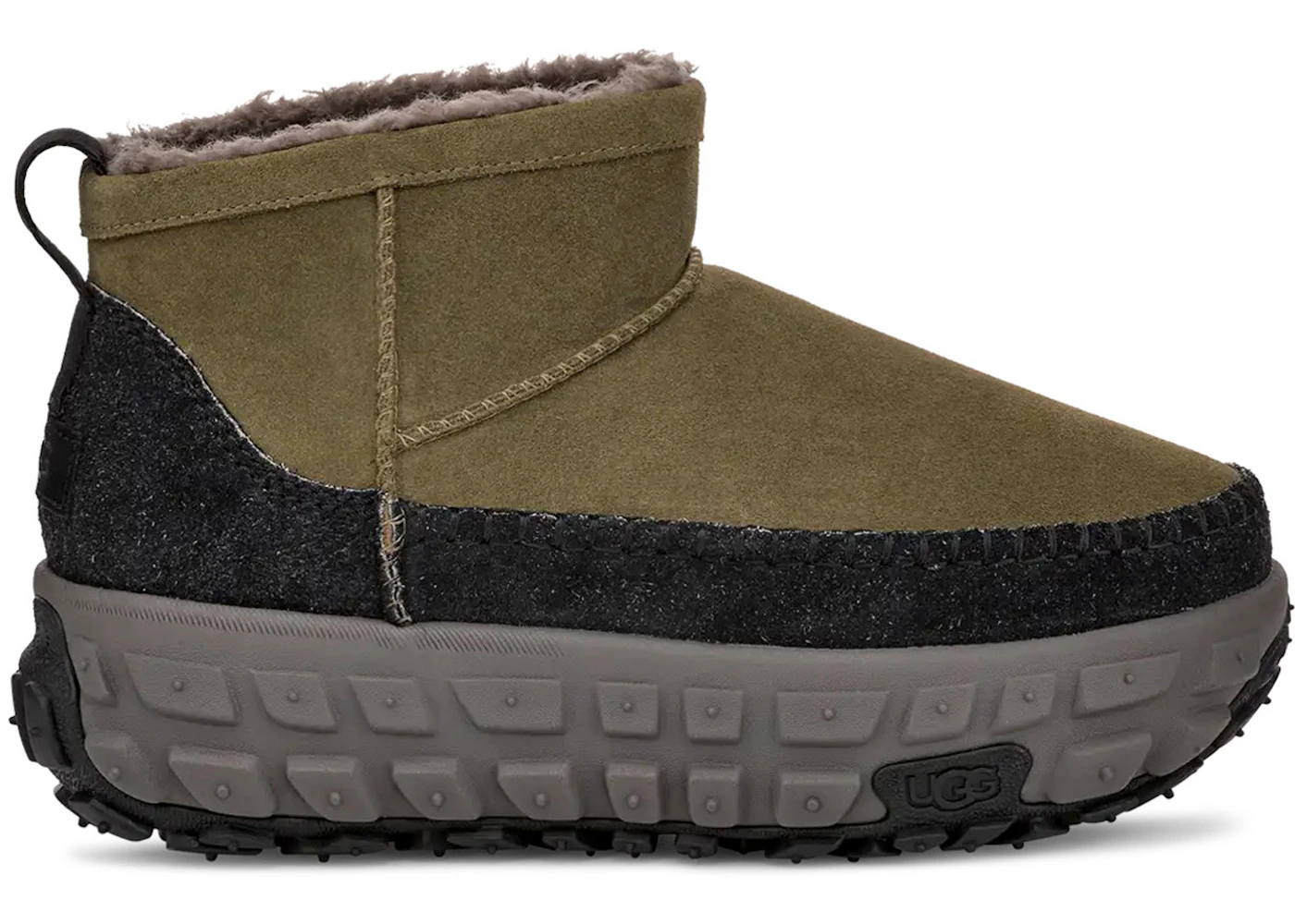 UGG Venture Daze Ultra Mini Boot Burnt Olive Charcoal
