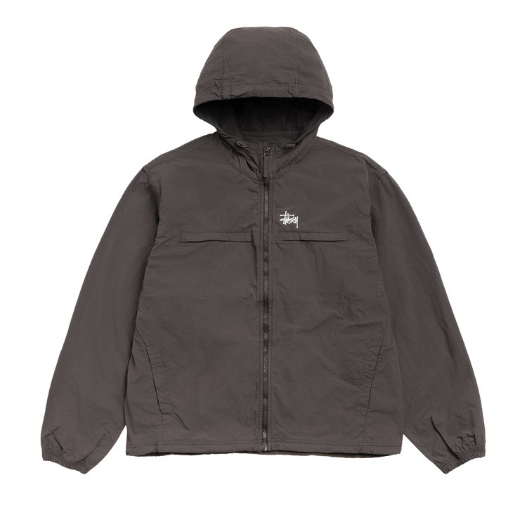 Stussy Lightweight Hooded Jacket 'Brown'