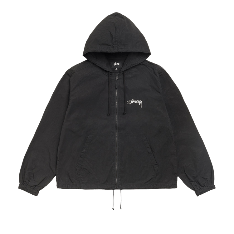 Stussy Waxed Cotton Beach Shell 'Black'