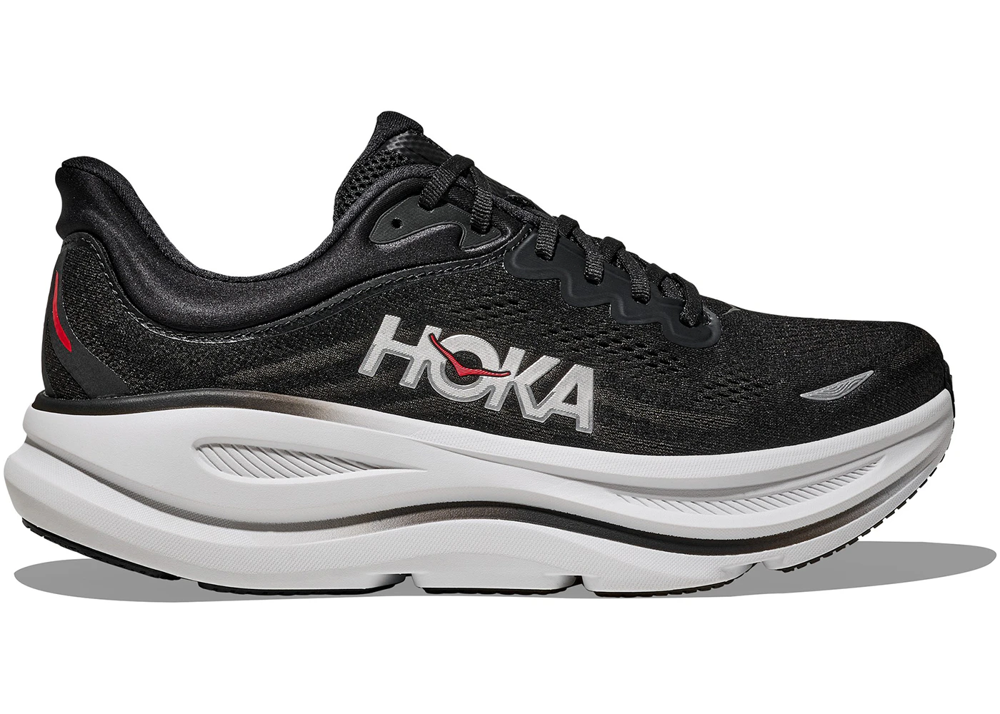 Hoka One One Bondi 9 Black Vermillion