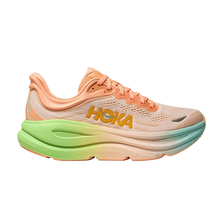 HOKA Bondi 9 'Frost Pale Tangerine'