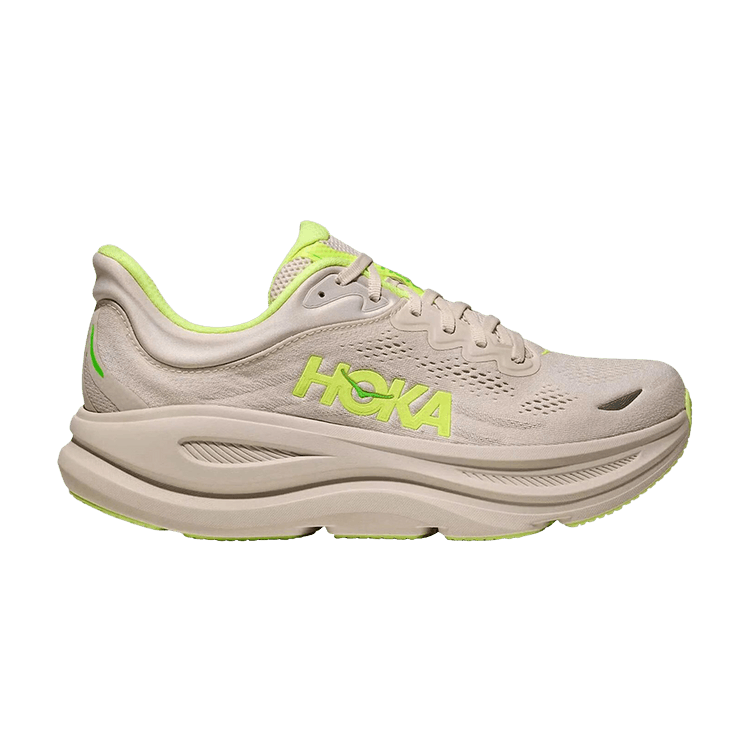 HOKA Bondi 9 'Grout Neon Yuzu'