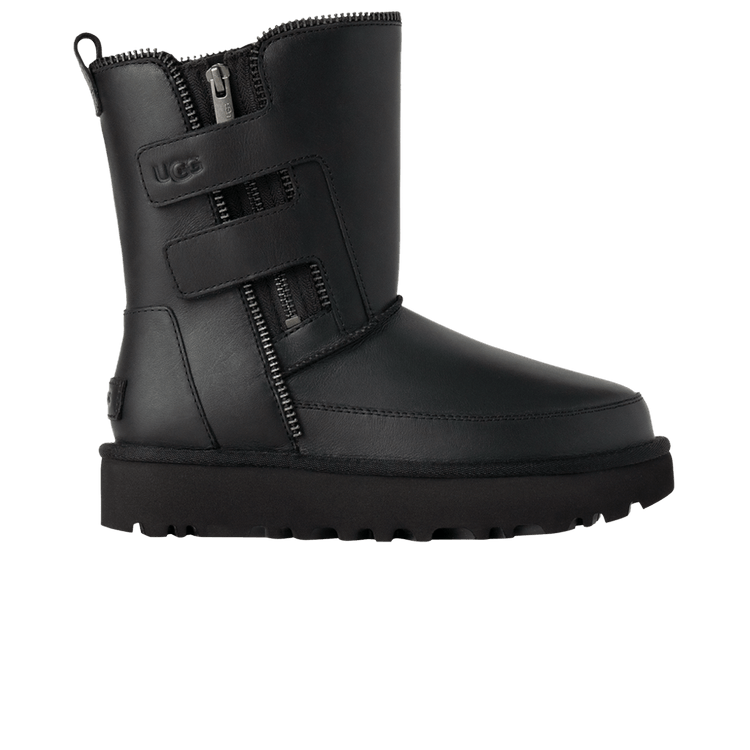 UGG Wmns Classic Short Moto Boot 'Black'