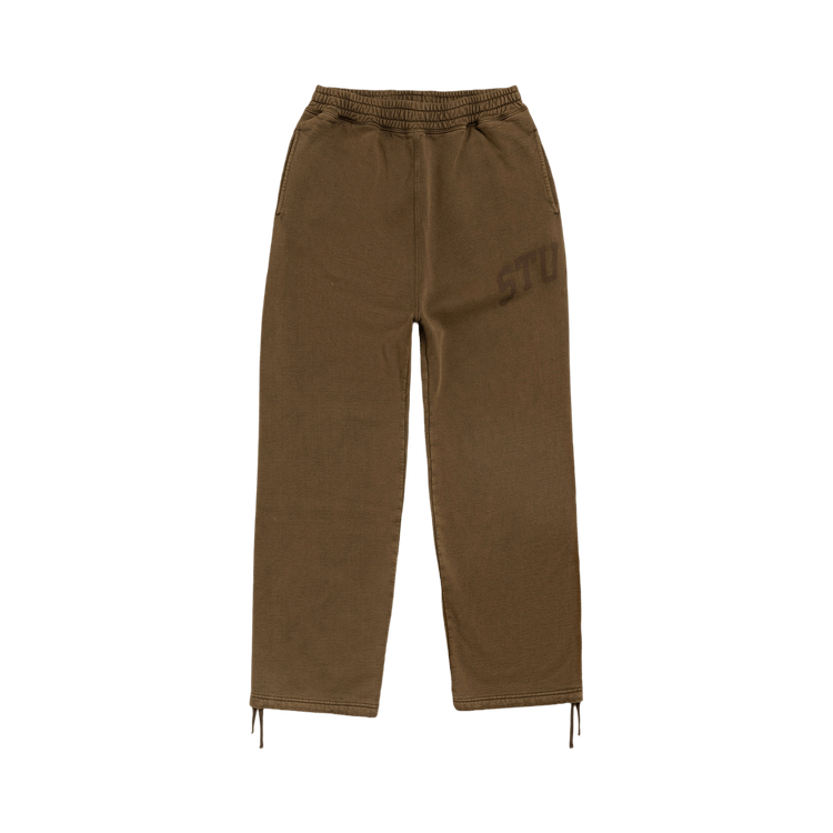 Stussy Faded Graphic Fleece Pant 'Olive'