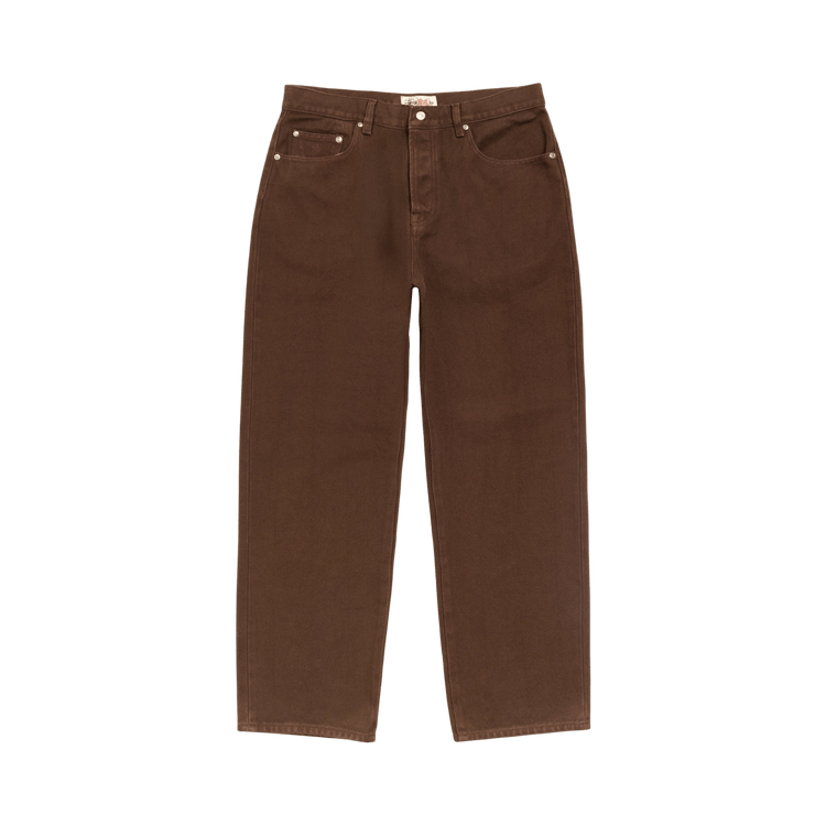Stussy Big Ol' Jean Denim 'Brown Chevron'