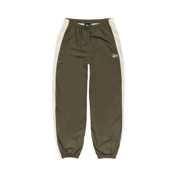 Stussy Side Stripe Track Pant 'Olive'