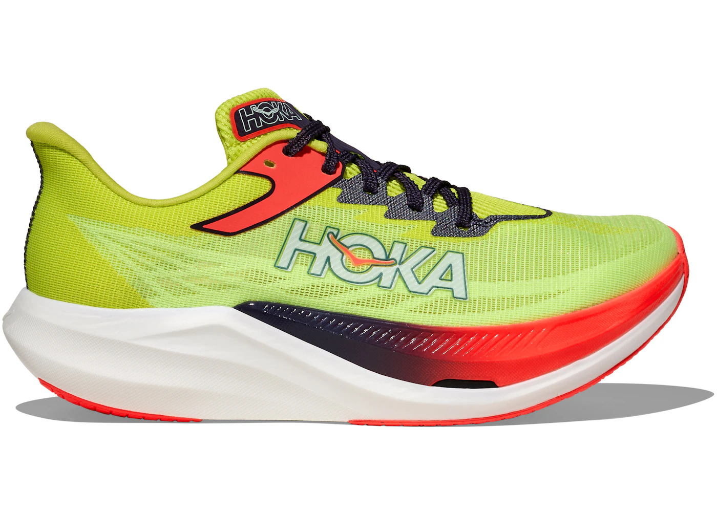 Hoka One One Rocket X 3 Neon Yuzu Squid Ink