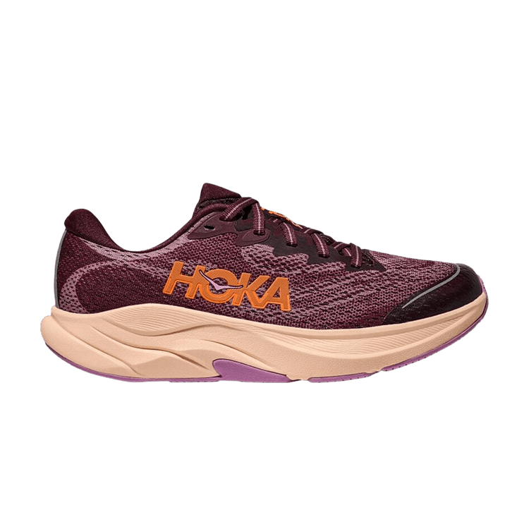 HOKA Rincon 4 Big Kids 'Black Cherry Classic Mauve'
