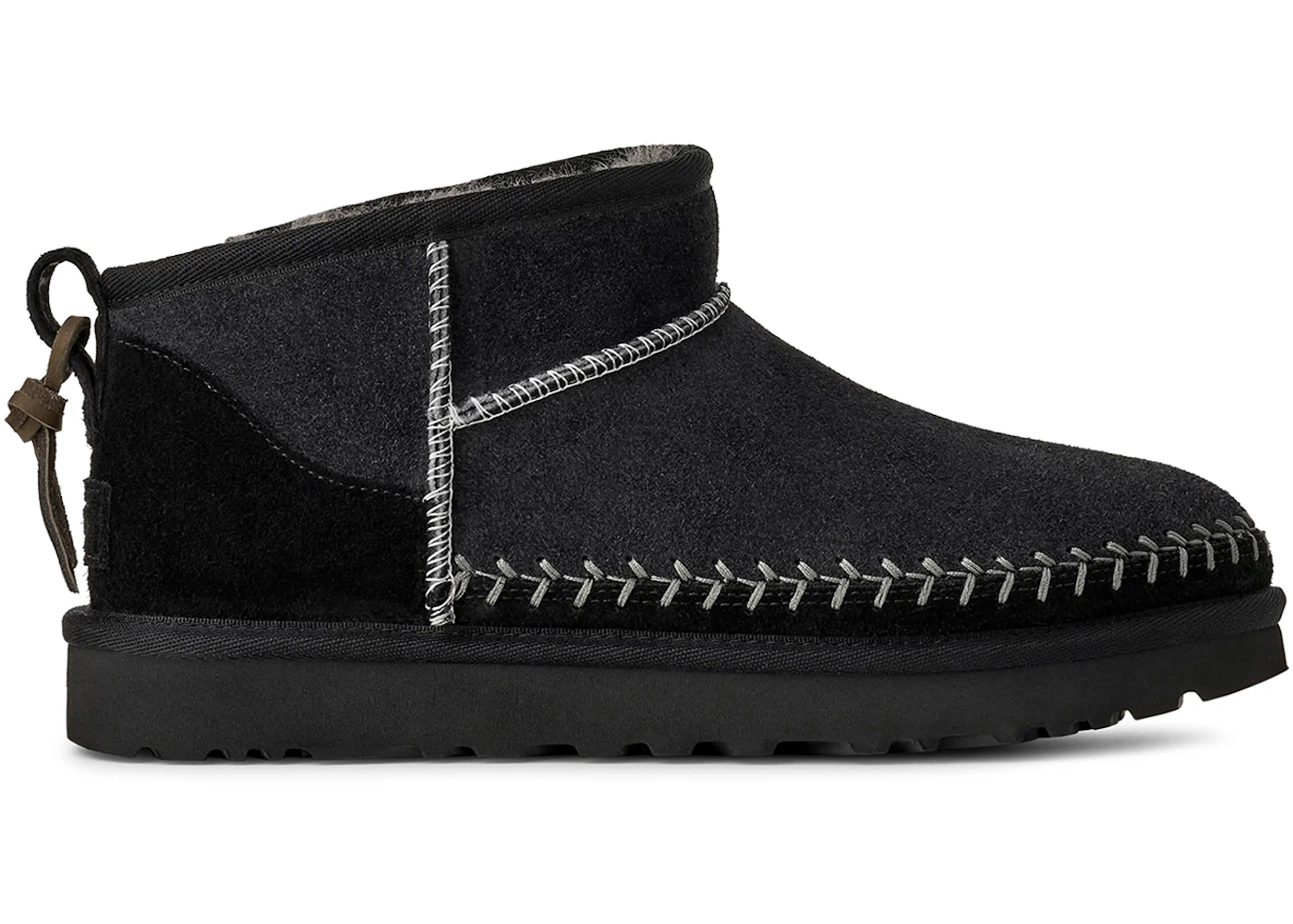 UGG Classic Ultra Mini Biarritz Boot Black (Women's)