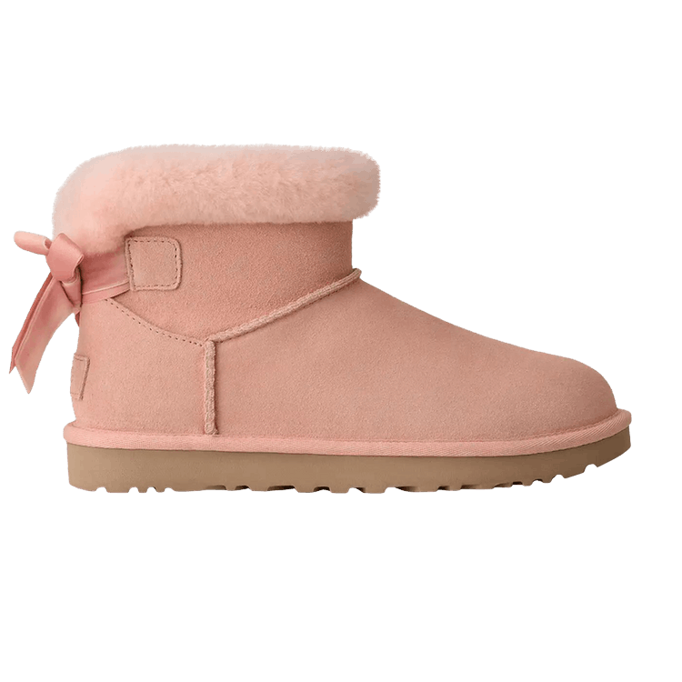 UGG Wmns Mini Bailey Mixed Bow Boot 'Beige Blush'