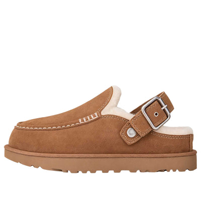 (WMNS) UGG Goldenstar Evelina Wooden Clog 'Chestnut'