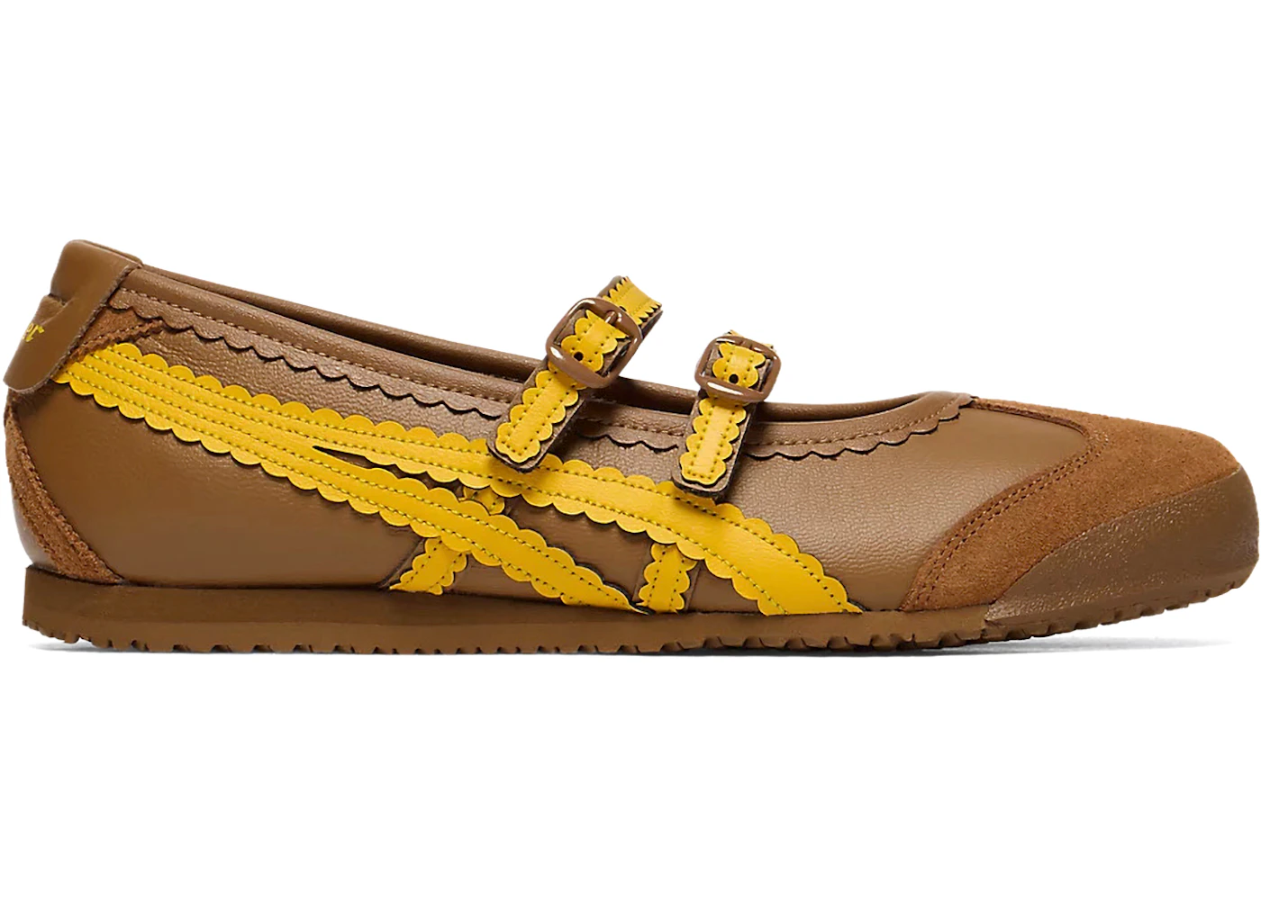 Onitsuka Tiger Mexico 66 TGRS Brown Sunflower Yellow (Women's)