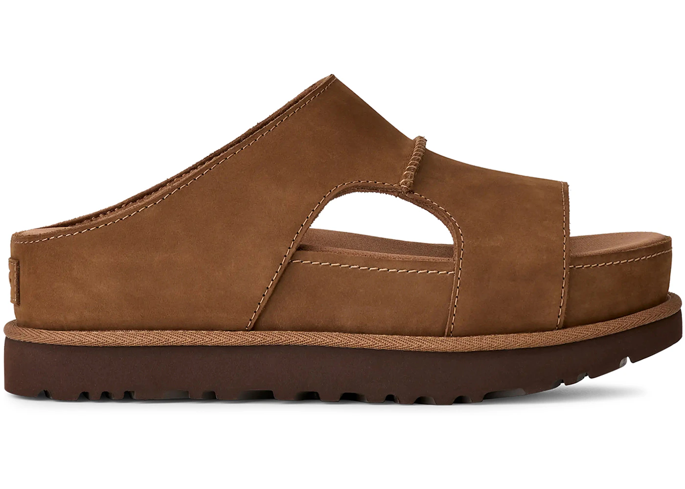 UGG Goldenstar Hi Cutout Slide Dark Chestnut (Women's)