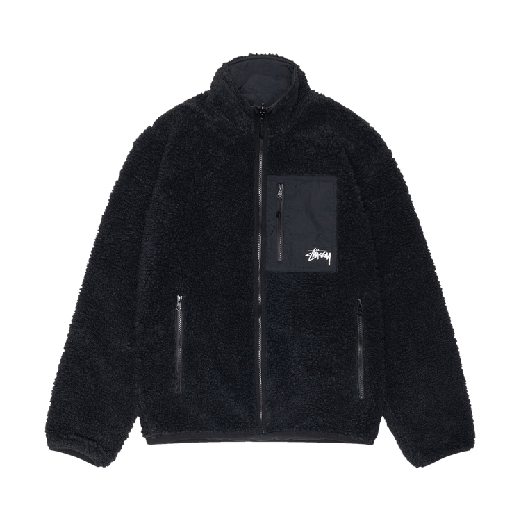 Stussy Sherpa Reversible Jacket 'Black'