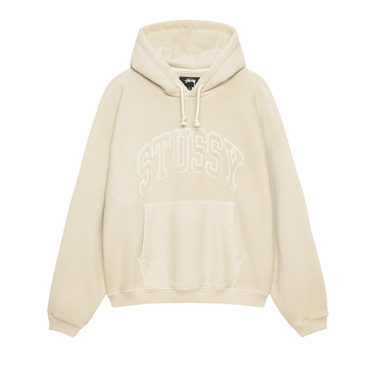 Stussy Embroidered Relaxed Hoodie 'Sand'