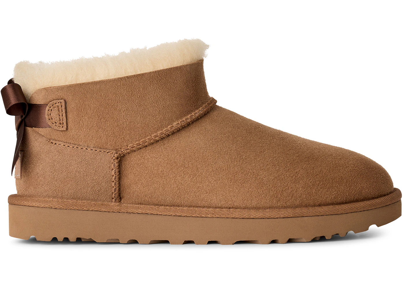 UGG Ultra Mini Bailey Bow Boot Chestnut (Women's)