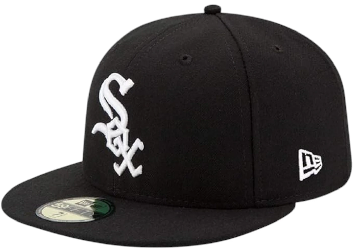 New Era MLB Chicago White Sox Wool 59Fifty Fitted Baseball Cap Black/White
