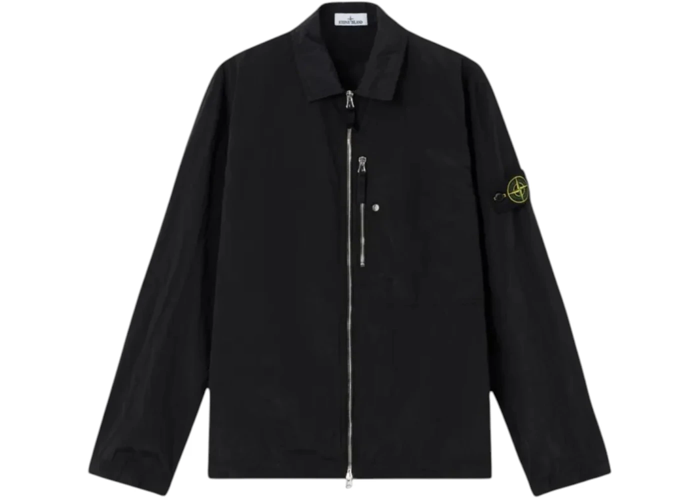 Stone Island Basic Shirt Coat Black