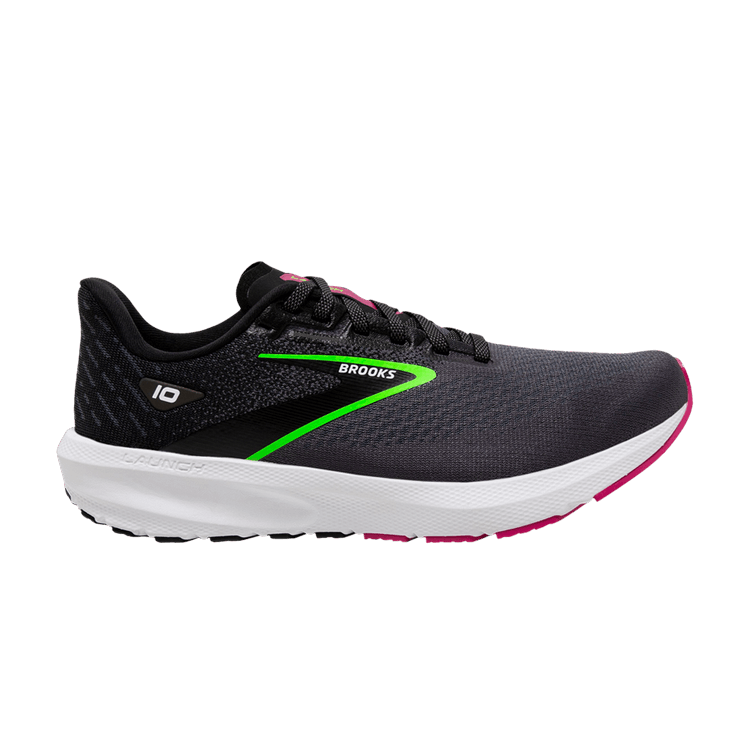 Brooks Wmns Launch 10 'Black Green'
