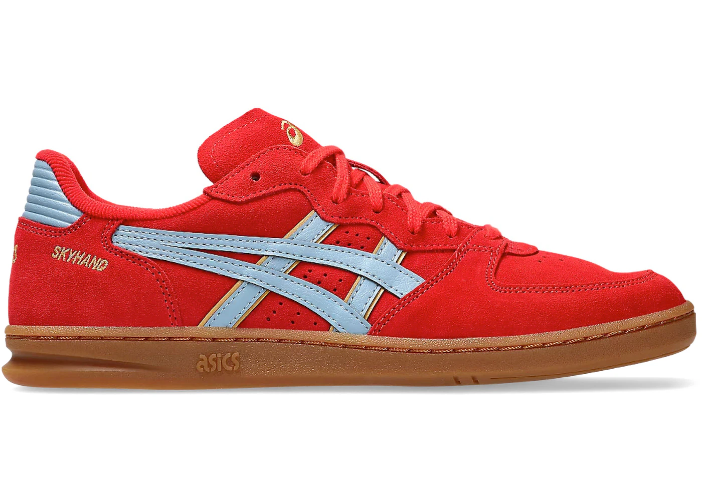 ASICS Skyhand OG Electric Red Harbor Blue
