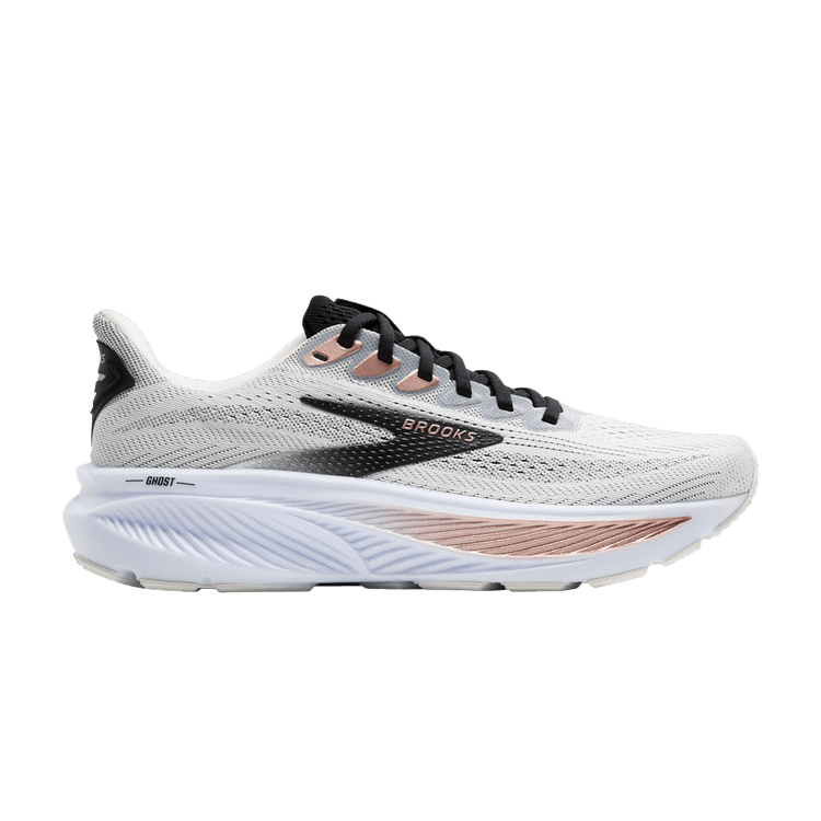 Brooks Wmns Ghost 17 'White Black Rose Gold'