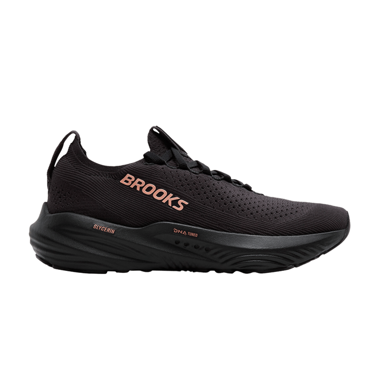 Brooks Wmns Glycerin StealthFit 22 'Black Rose Gold'