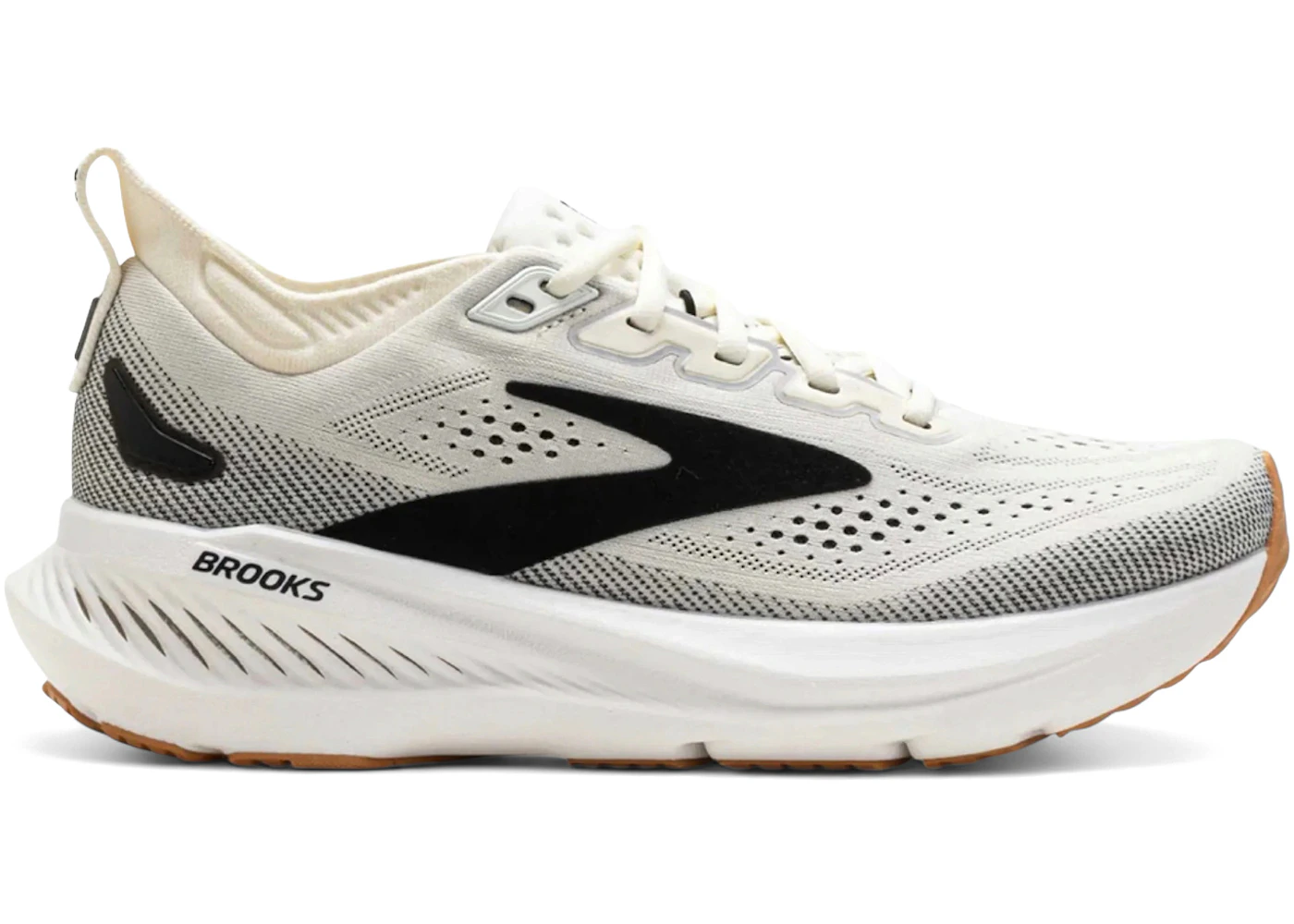 Brooks Glycerin 23 White Black Biscuit (Women's)