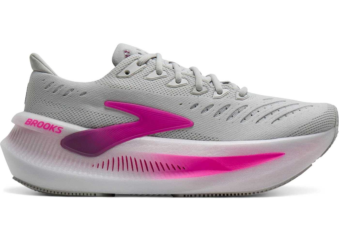 Brooks Glycerin Max 2 Oyster Argyle Cyber Pink (Women's)