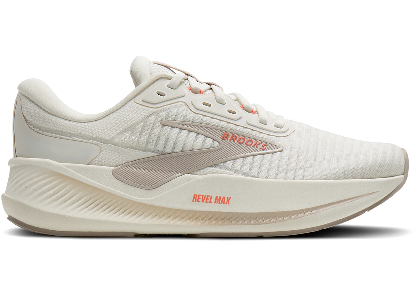 Brooks Revel Max Coconut Chateau Peach (Women's)