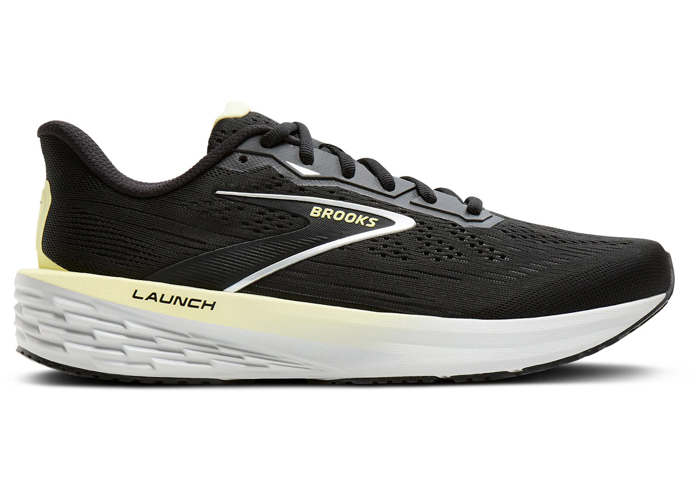 Brooks Launch 12 Black Luminary Oyster (Women's)