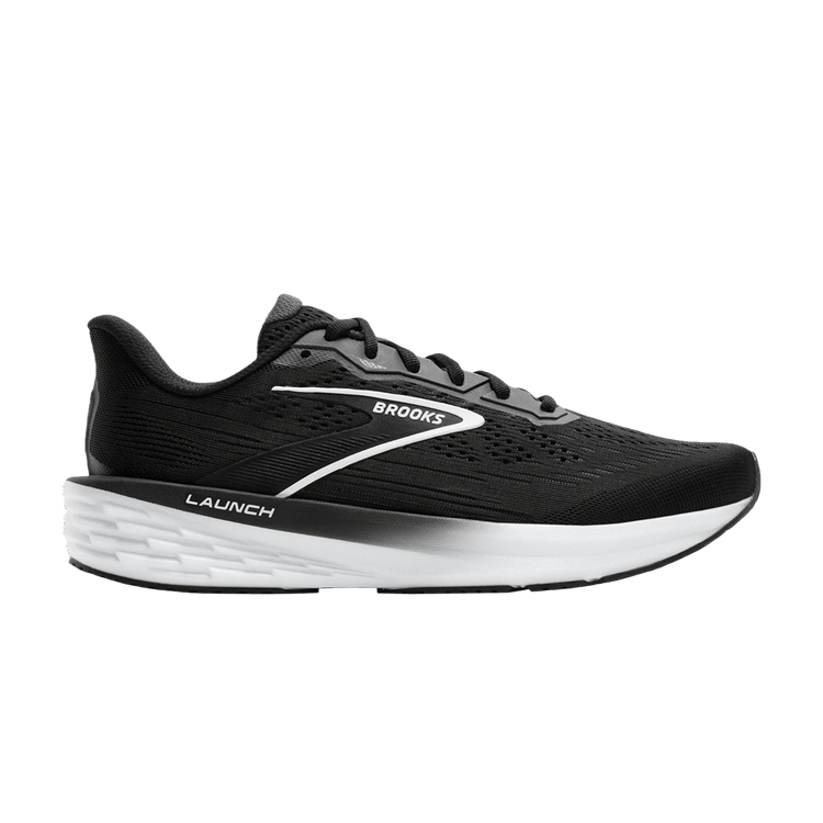 Brooks Wmns Launch 12 'Black Grey White'