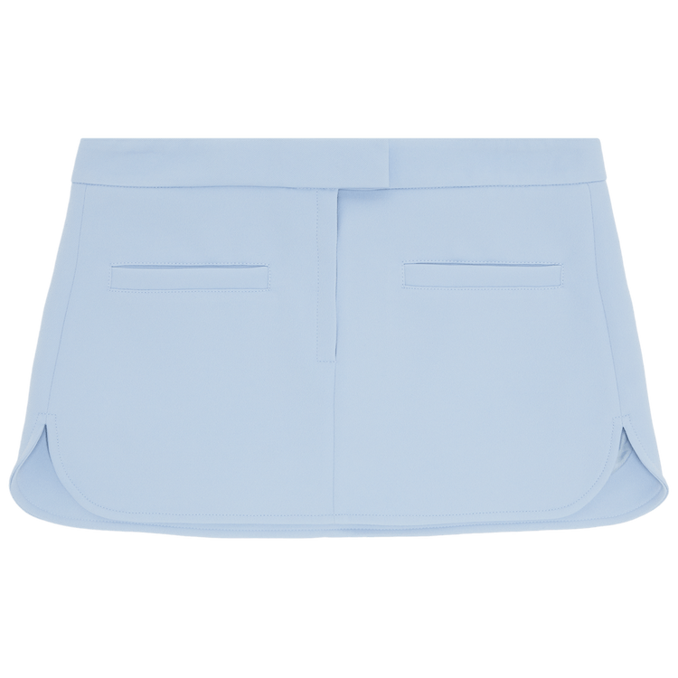 Courrèges Twill Heritage Pocket Mini Skirt 'Sky'