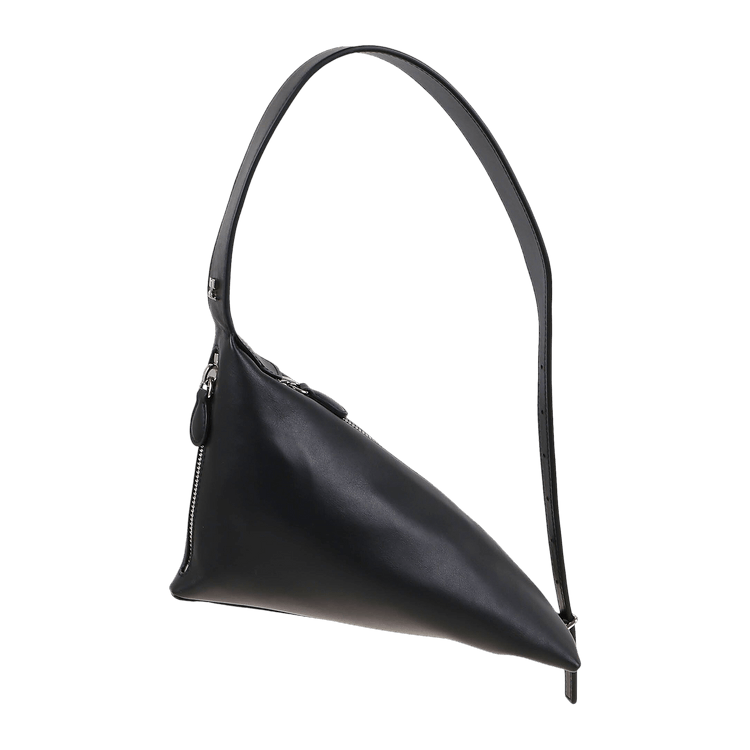 Courrèges Baby Shark Leather Bag 'Black'