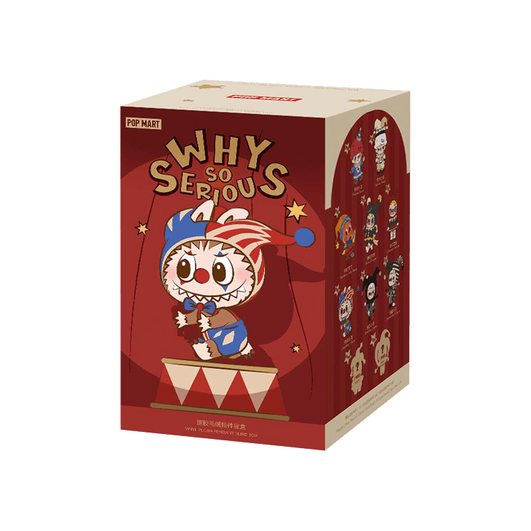 Pop Mart WHY SO SERIOUS Series-Vinyl Plush Pendant Blind Box 'Mystery'