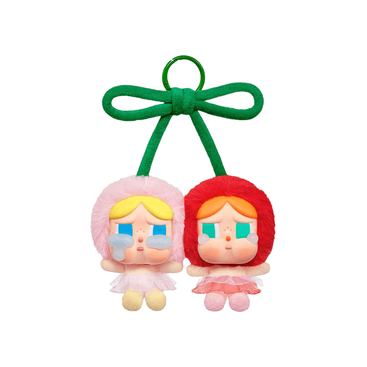Pop Mart CryBaby Crying For Love Series (Love You Cherry Much) Vinyl Plush Hanging Card 'Multicolor'