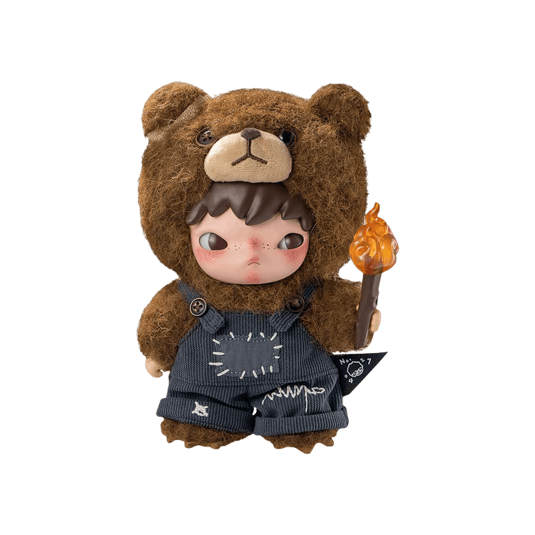 Pop Mart Hirono Living Wild-Fight for Joy Plush Doll 'Brown'