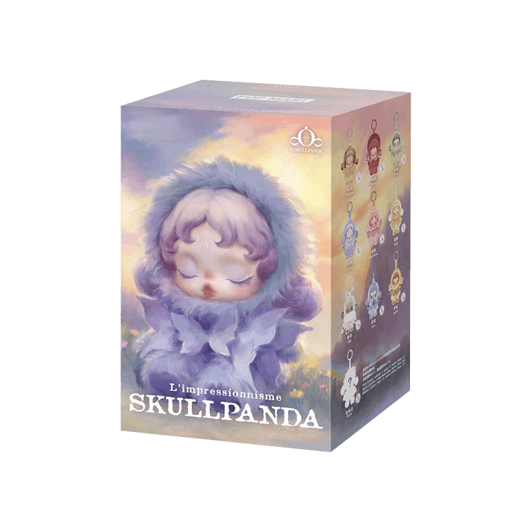 Pop Mart L'impressionnisme SKULLPANDA Series Plush Doll Sealed Single Blind Box 'Mystery'