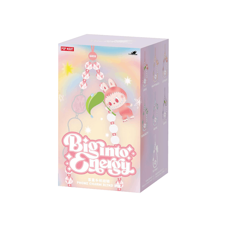 Pop Mart Labubu THE MONSTERS Big into Energy Series Phone Charm Sealed Single Blind Box 'Mystery'