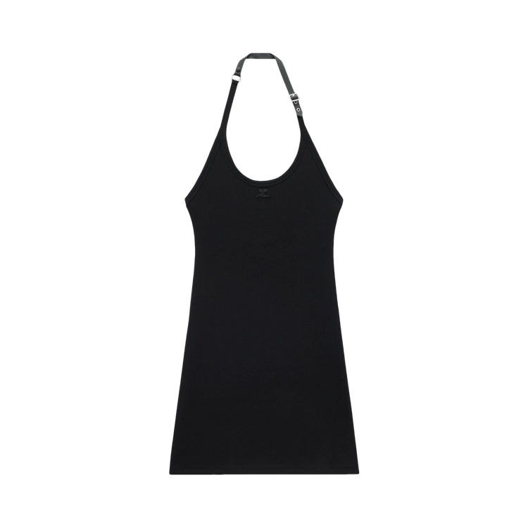 Courrèges Holistic Buckle 90's Ribs Long Dress 'Black'