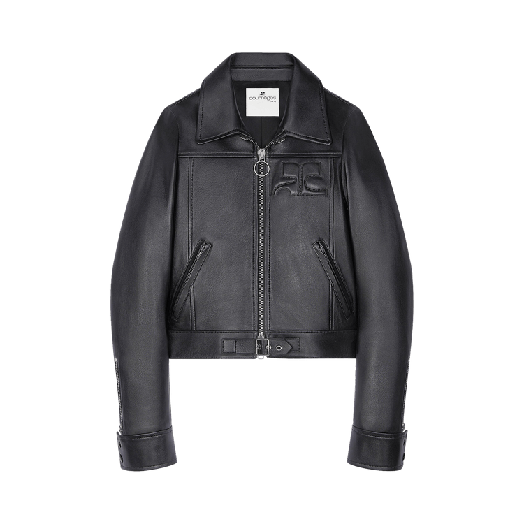 Courrèges Zipped Iconic Jacket 'Black'