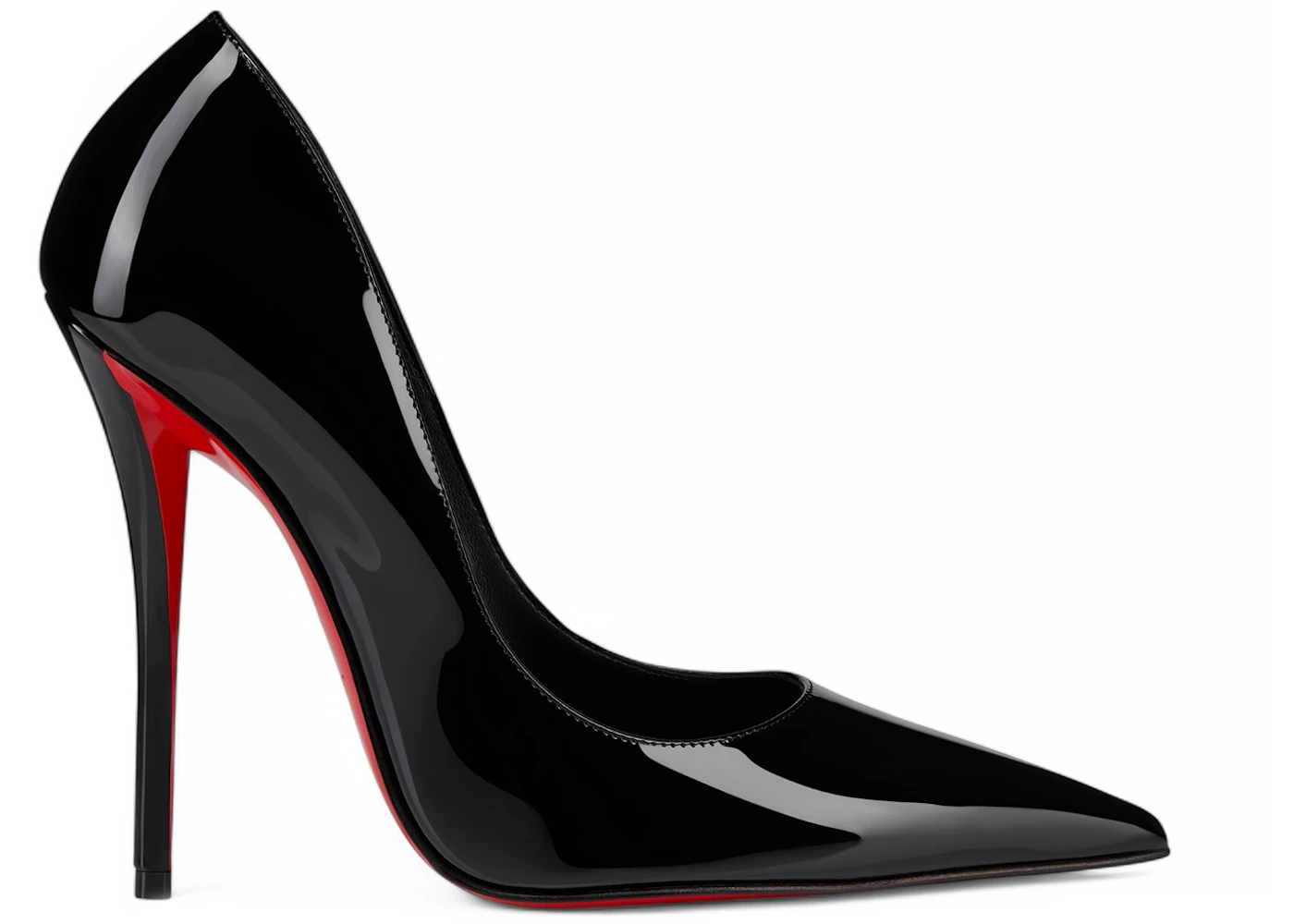 Christian Louboutin Miss Z 120mm Pump Black Patent Calf Leather