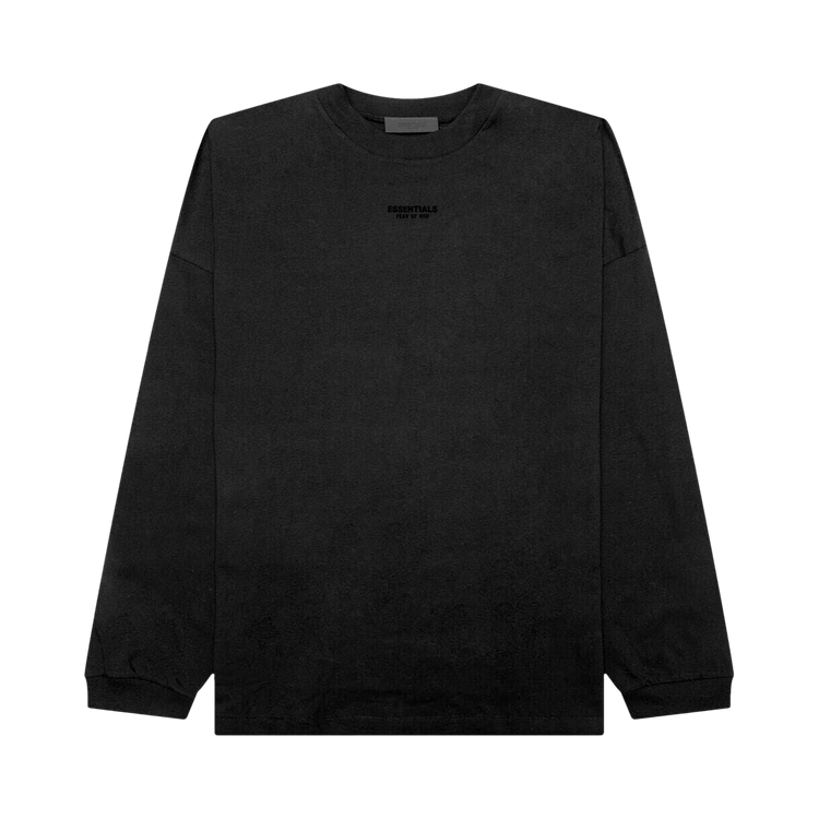 Fear of God Essentials Long-Sleeve Tee 'Jet Black'