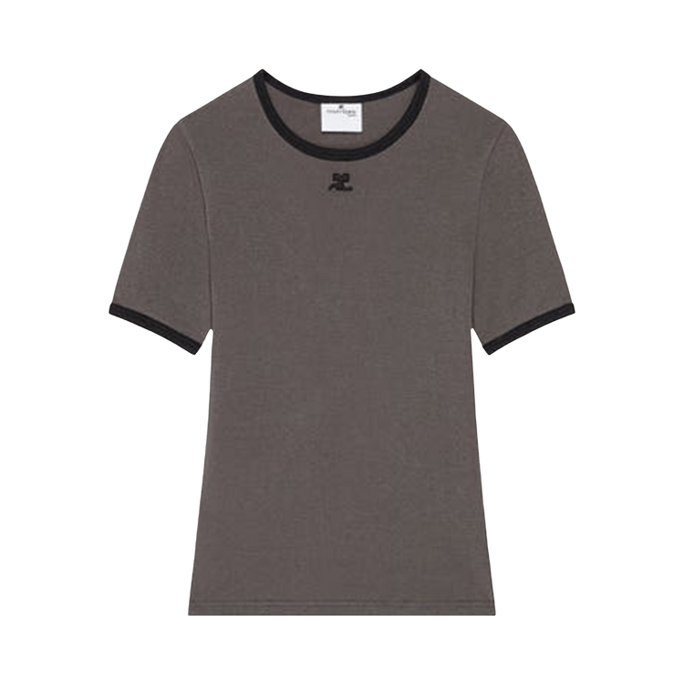 Courrèges Signature Contrast T-Shirt 'Black'